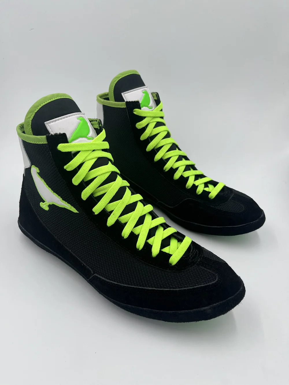 Neon Green Adidas Wrestling Shoes VTG1 Neon Green Black Wrestling Shoes —  Cronin Customs