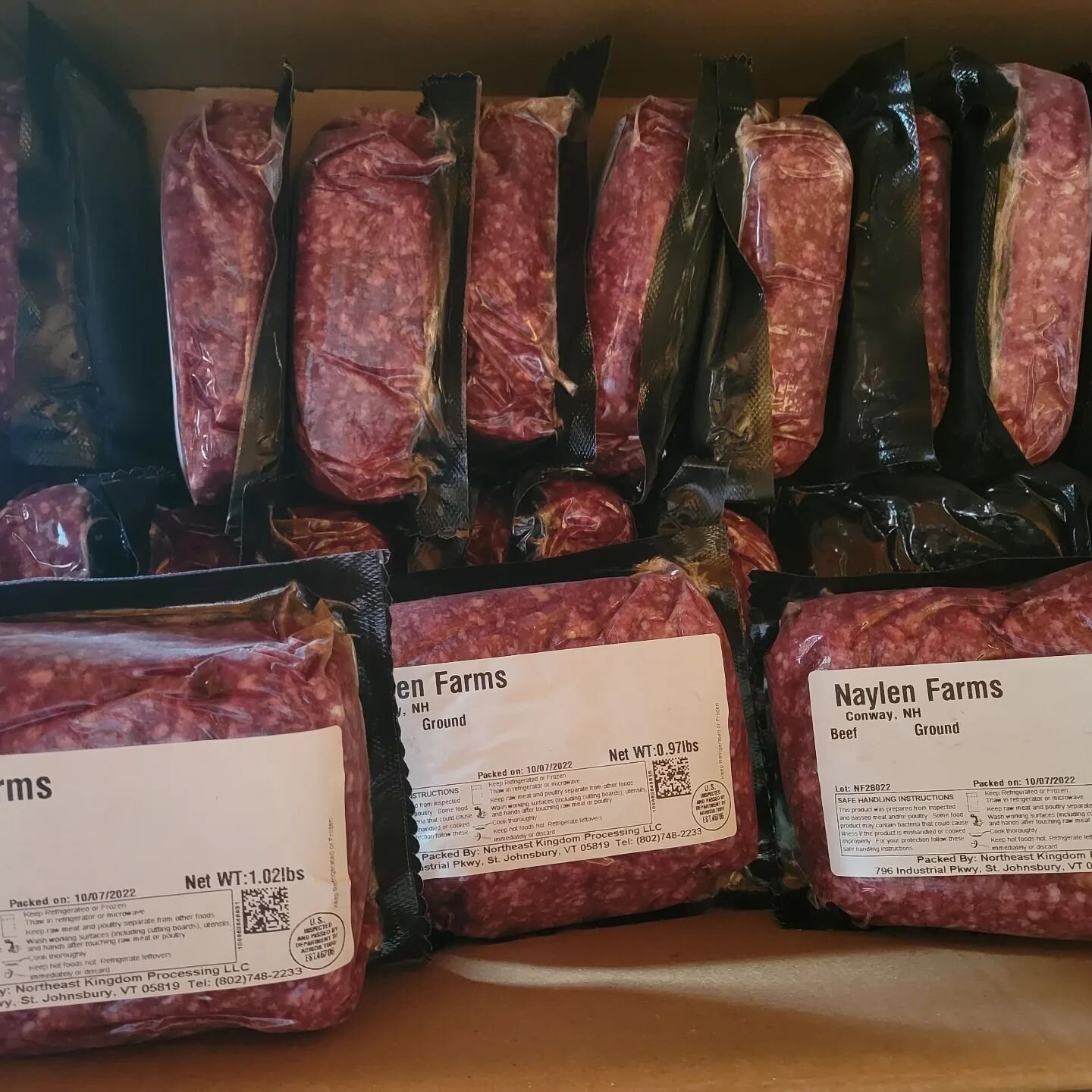 Looking for locally raised ground beef?  Contact Naylen Farms to place your order 603-901-1094