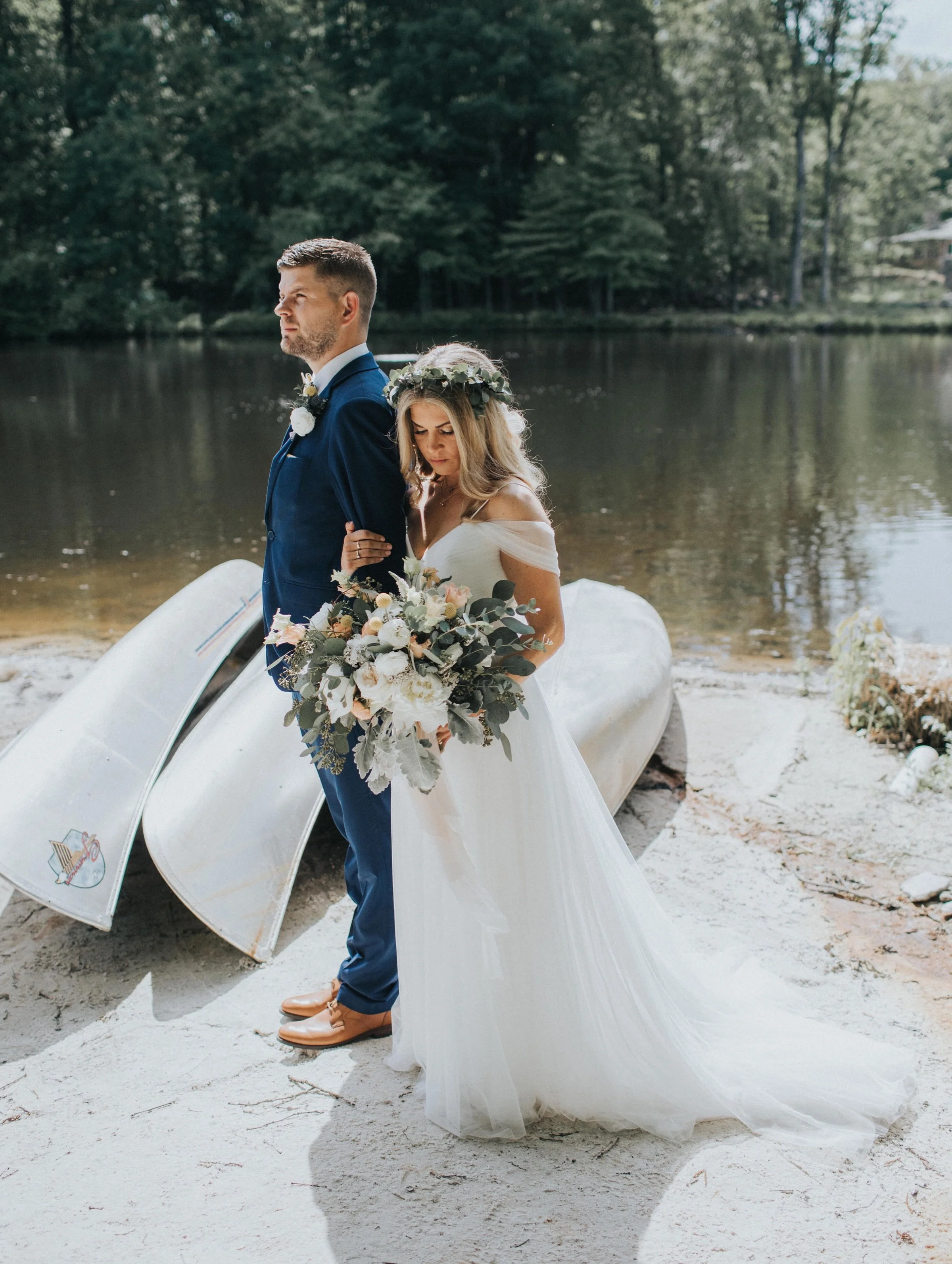 Meet us at summer camp. We&rsquo;re getting married.

Canoes by the lake. A teepee village in the woods. Campfire-inspired details. Basketball games. Dancing in the rec hall.

It felt less like attending a wedding and more like spending a weekend ins