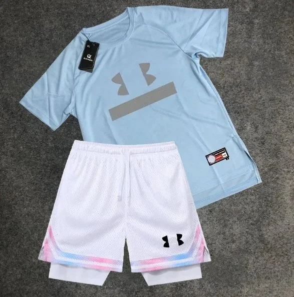 Men's Designer T-shirt Basketball Shorts 2pcs Set