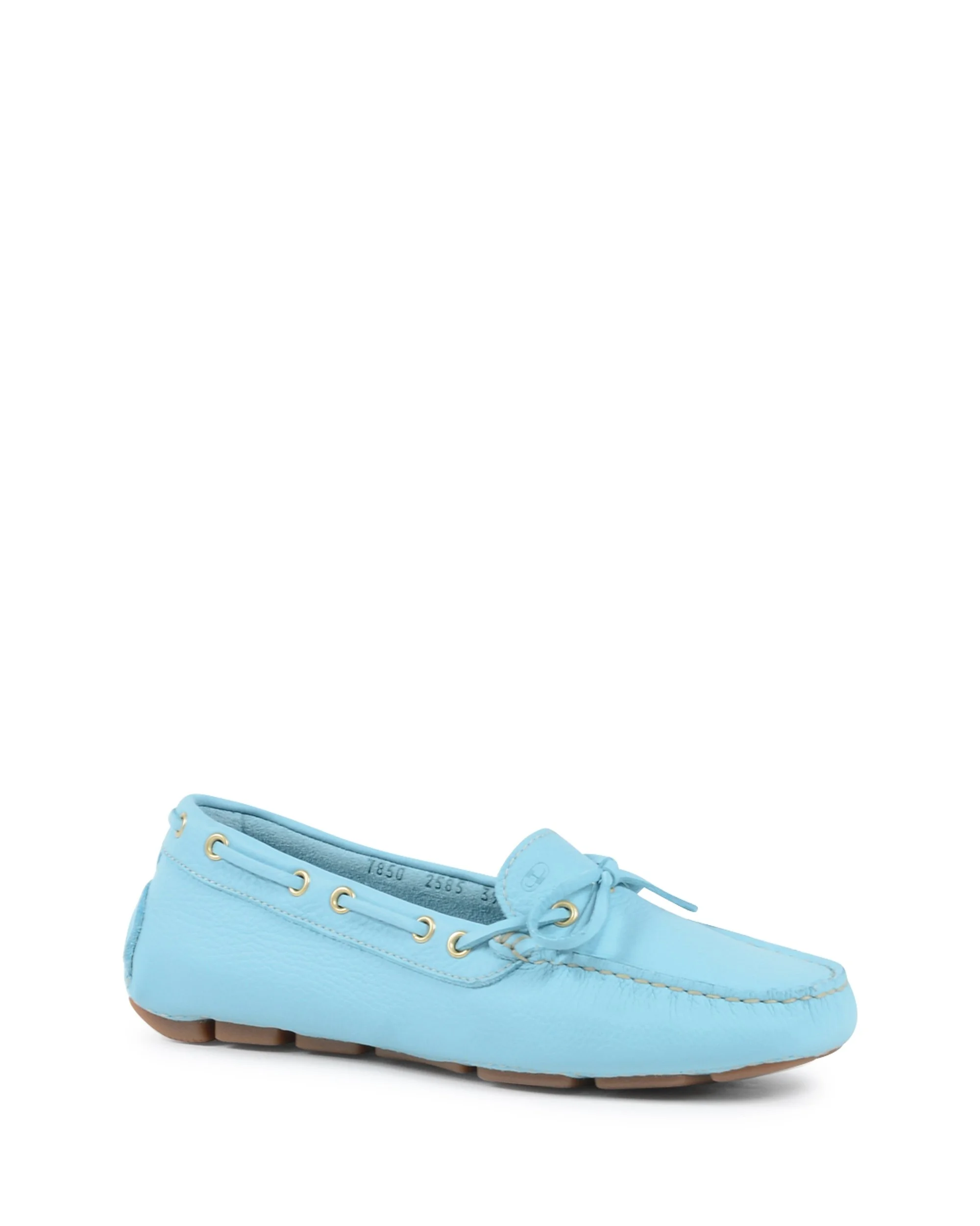 Classy Italian Women's Leather Blue Loafer