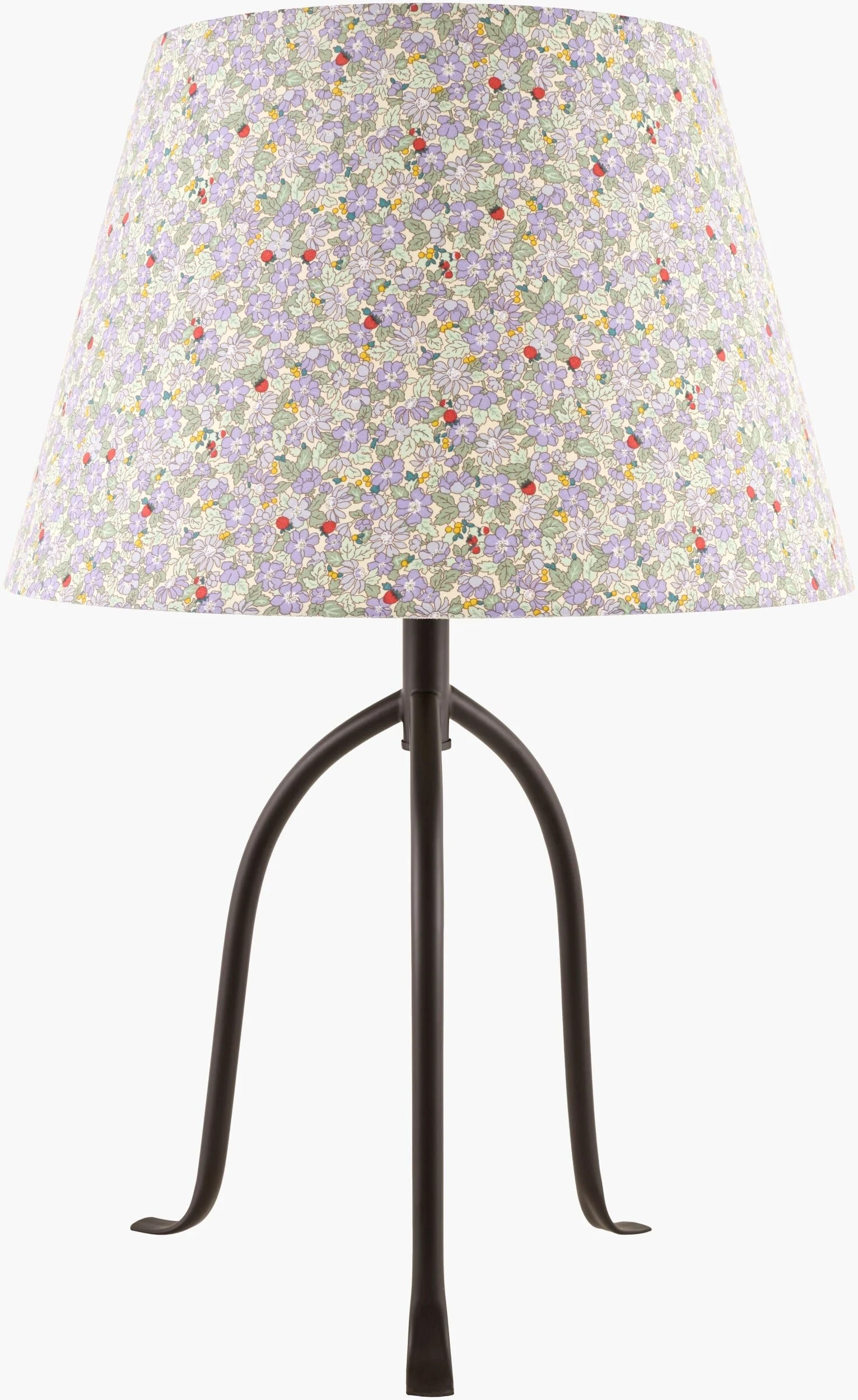 Traditional Table Lamp with linen details for bedside or console tables