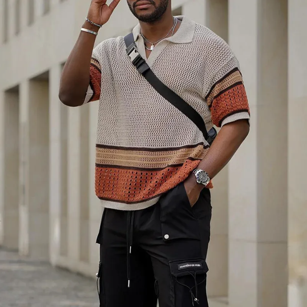 Men’s Wool Short Sleeve Polo Style Summer T-shirt.png