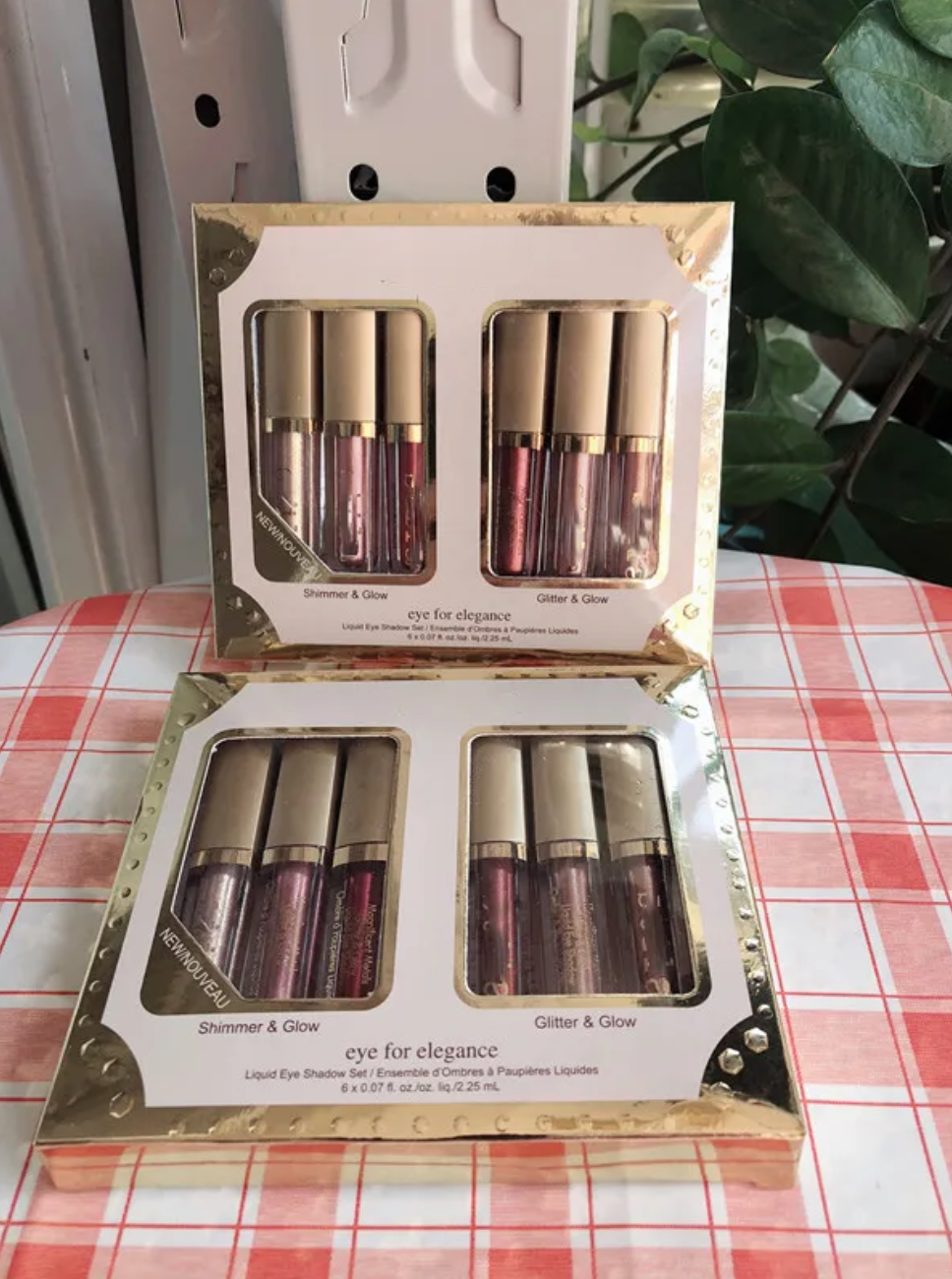 Shimmer Glitter Liquid EyeShadow 6pcs Travel Set