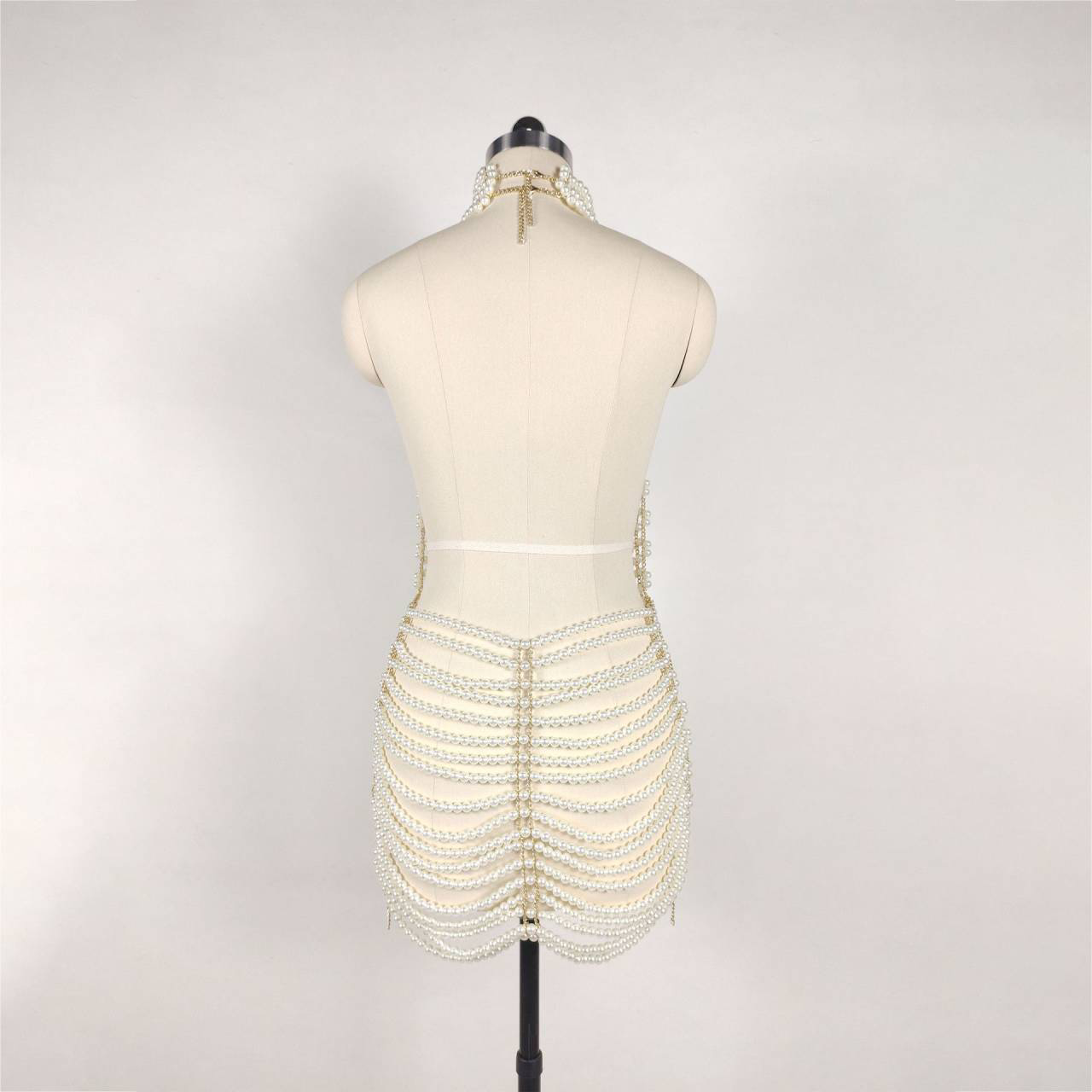 Beaded Halter Fashion Party Banquet Performance Dress 3.jpg