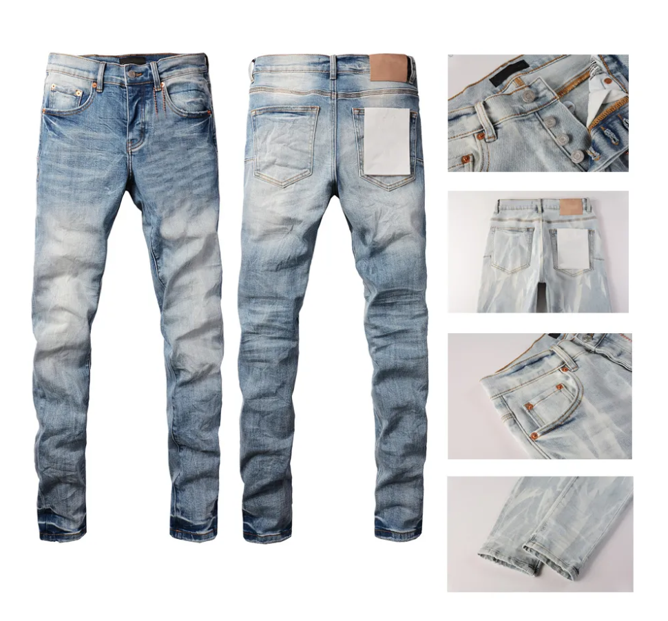 Men’s Designer Jeans High Quality Biker Style
