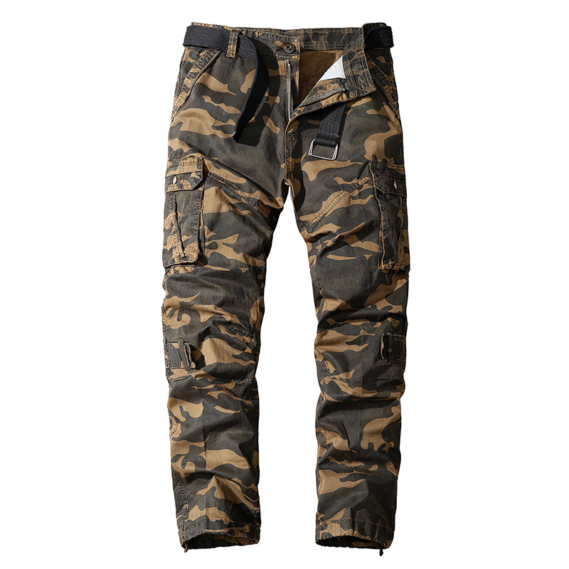 Men’s Camouflage Straight Cotton Pants