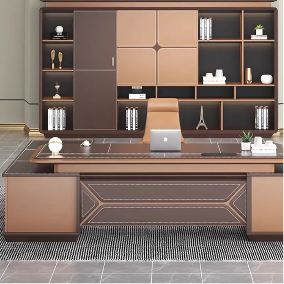 Modern Executive Complete Luxury Office Desk and Storage 3.png
