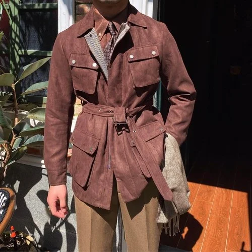 Men's Casual Suede Jacket With Belt 1.jpeg