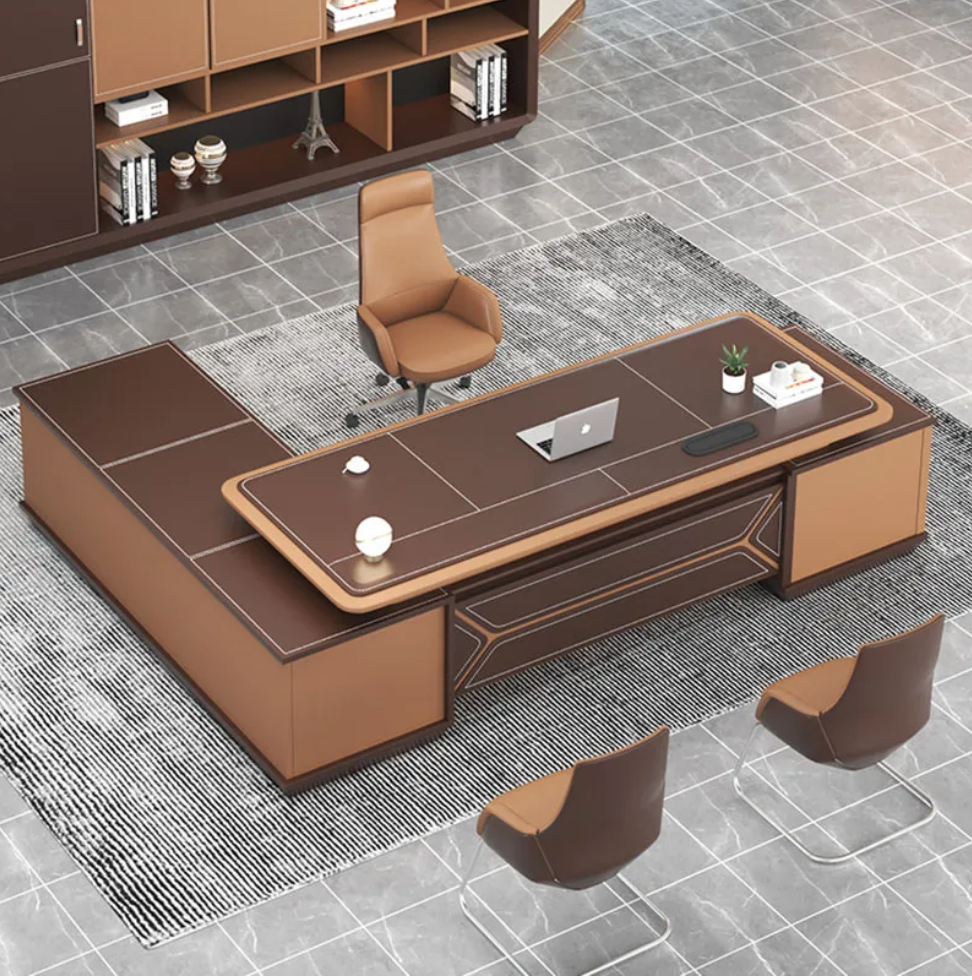 Modern Executive Complete Luxury Office Desk and Storage 5.png