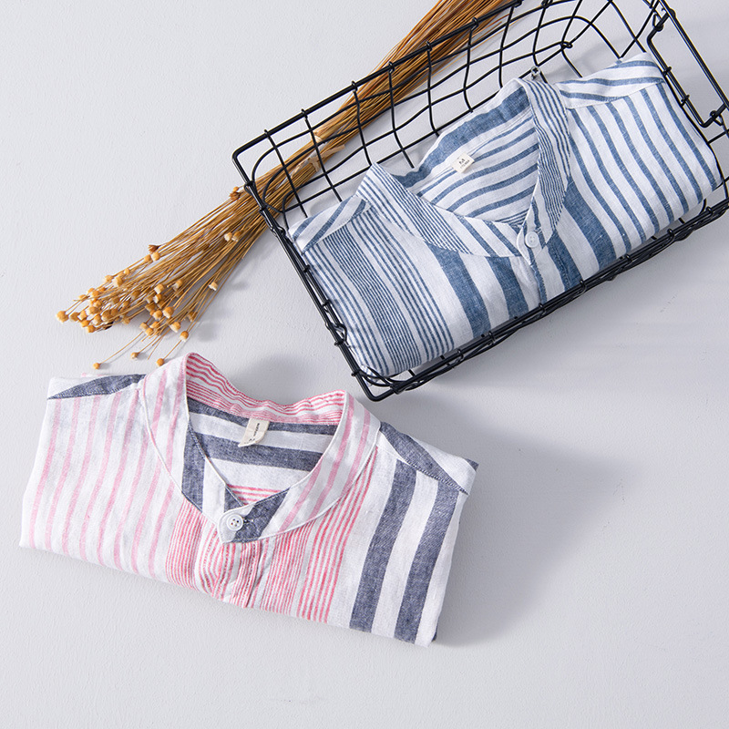 Men’s Half Sleeve Casual Linen T-shirt pair.jpg