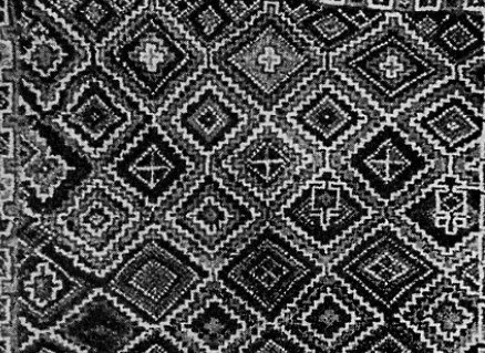 Morocco. Beni Mguild tribe. Tarfaft – covering for the bottom of the tents. Wool. Used by permission of Fonds Germaine Laoust-Chantréaux. Tissages marocains. Accessed via https://cinumed.mmsh.univ-aix.fr/viewer/78323/?offset=#page=1&viewer=picture&o=