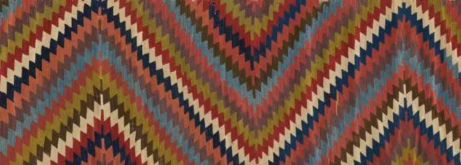 Central Anatolia. Kilim. Mid-19th century. Dimensions: 444.5 x 74cm. Wool. The Textile Museum 2013.2.19. The Megalli Collection. Foto Niel Greentree. Rights George Washington University Museum and The Textile Museum