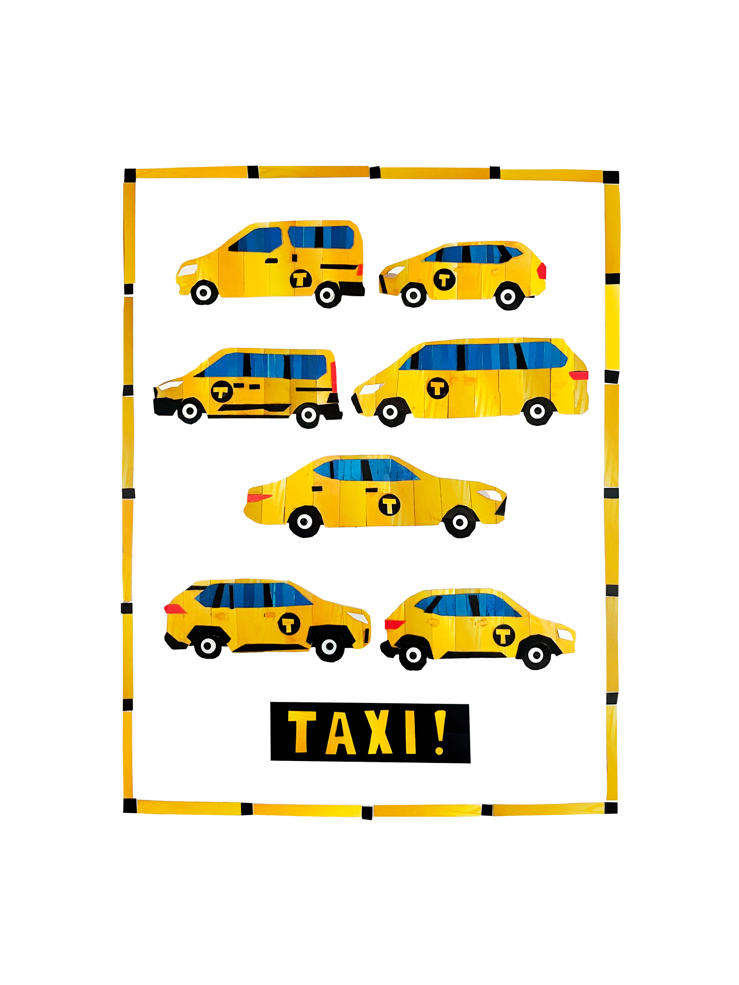 Taxi! Print, 8x10"