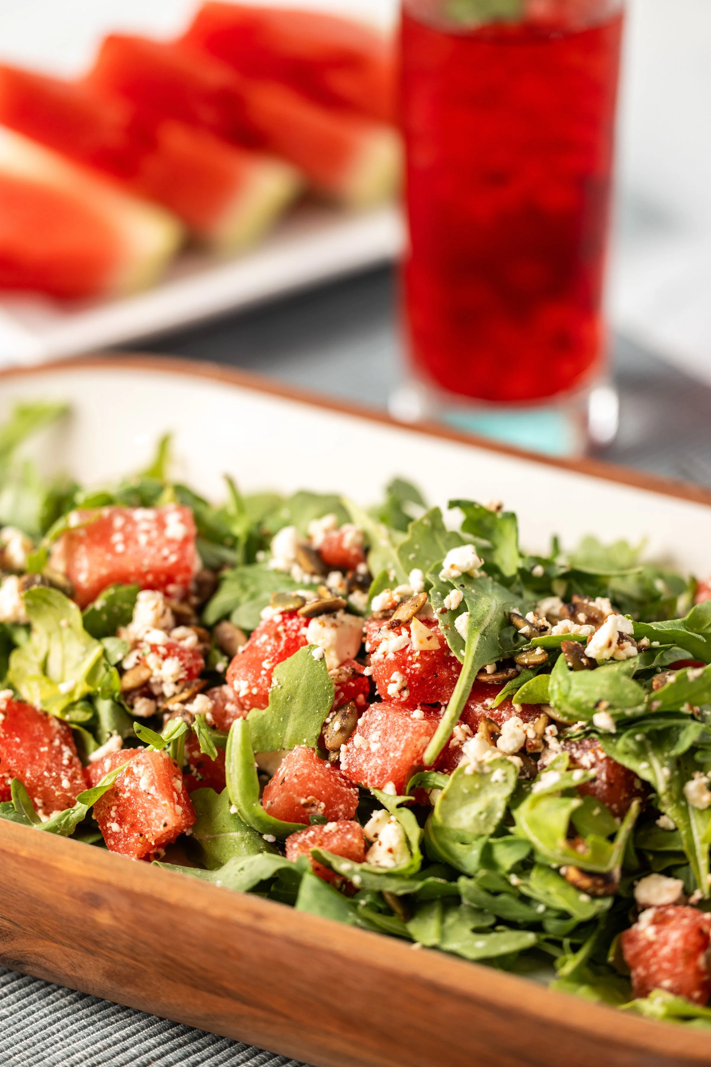 Watermelon and Arugula Salad