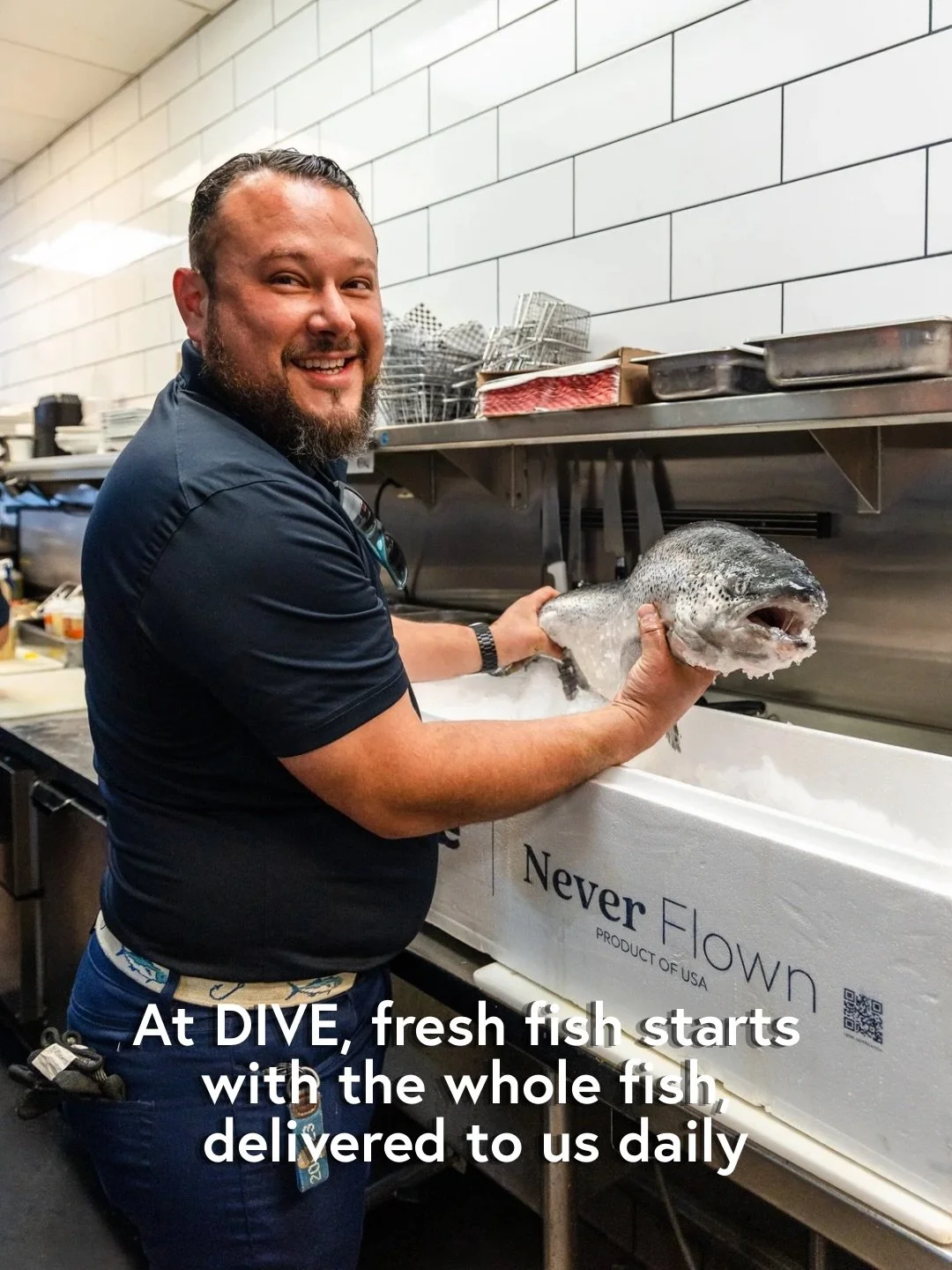 A little behind the scenes of what fresh means at DIVE 🐟

&bull;
&bull;
&bull;
&bull;
&bull;

Fresh seafood Dallas | Dallas seafood restaurant | Fresh fish Dallas | Healthy restaurants Dallas | Dallas healthy food | Locally sourced ingredients Dalla