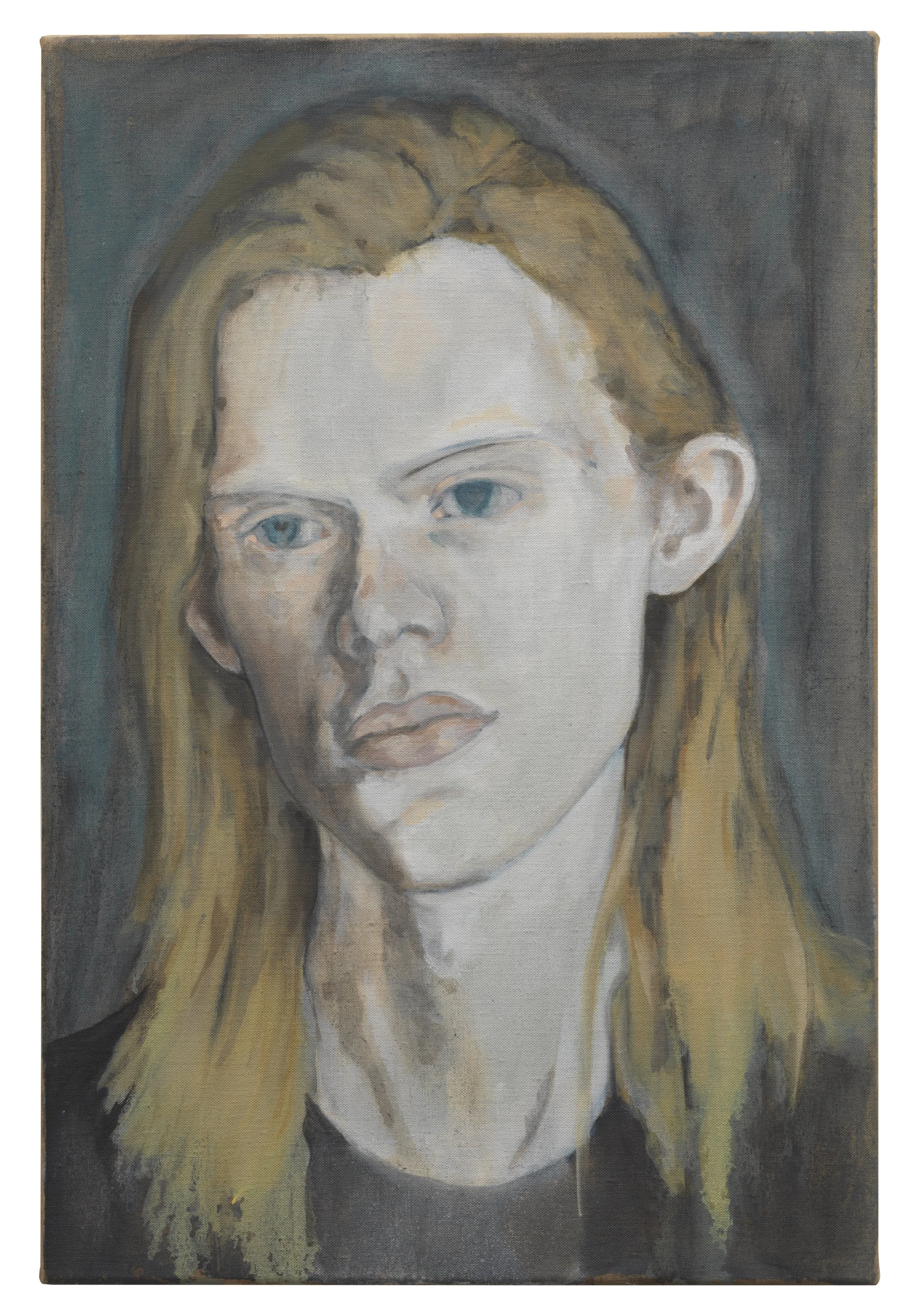 Self Portrait (2026)
Oil and charcoal on linen, 60cm x 40cm
