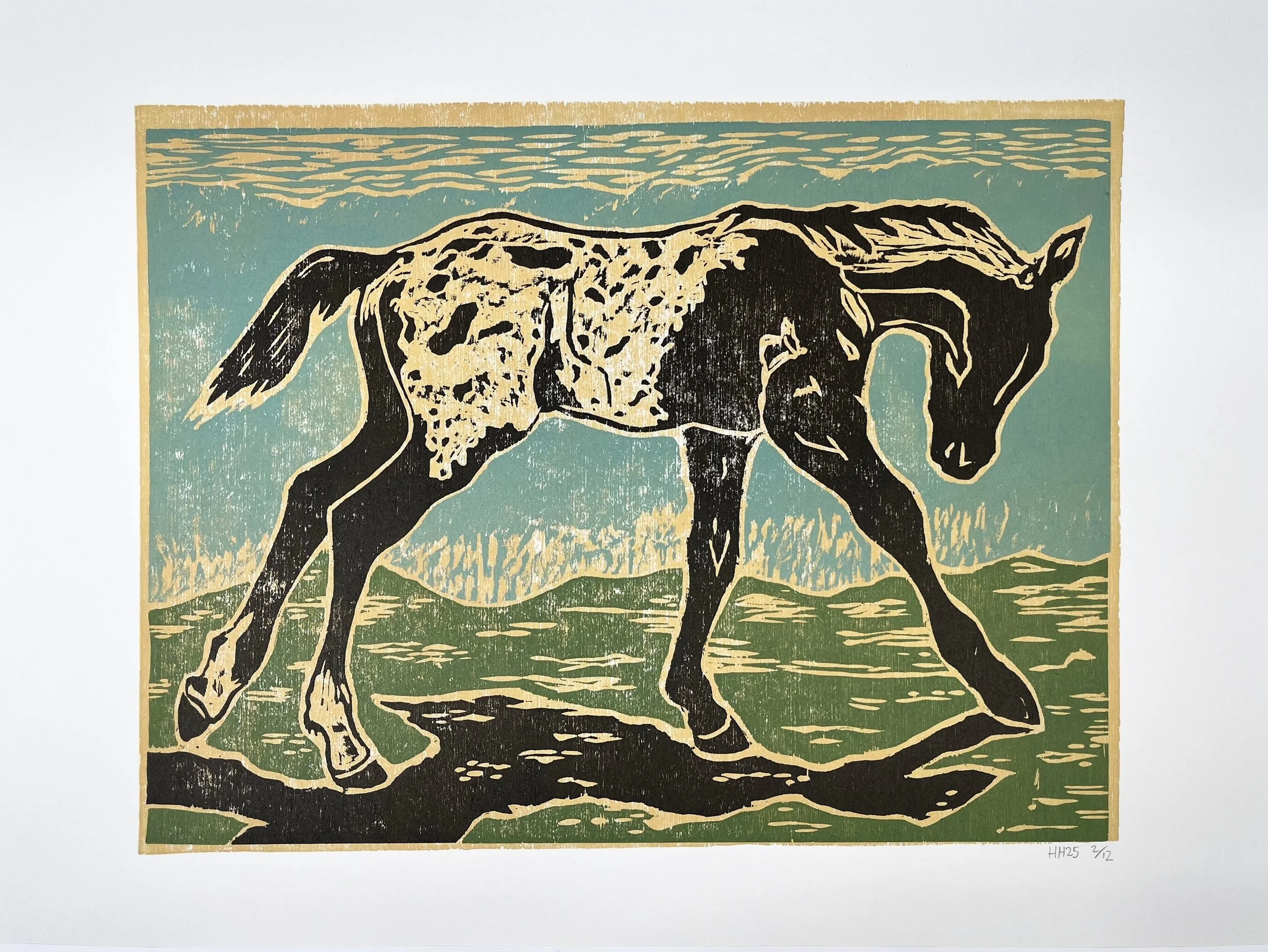 8. Cantering Horse 50x70cm 2025.jpg