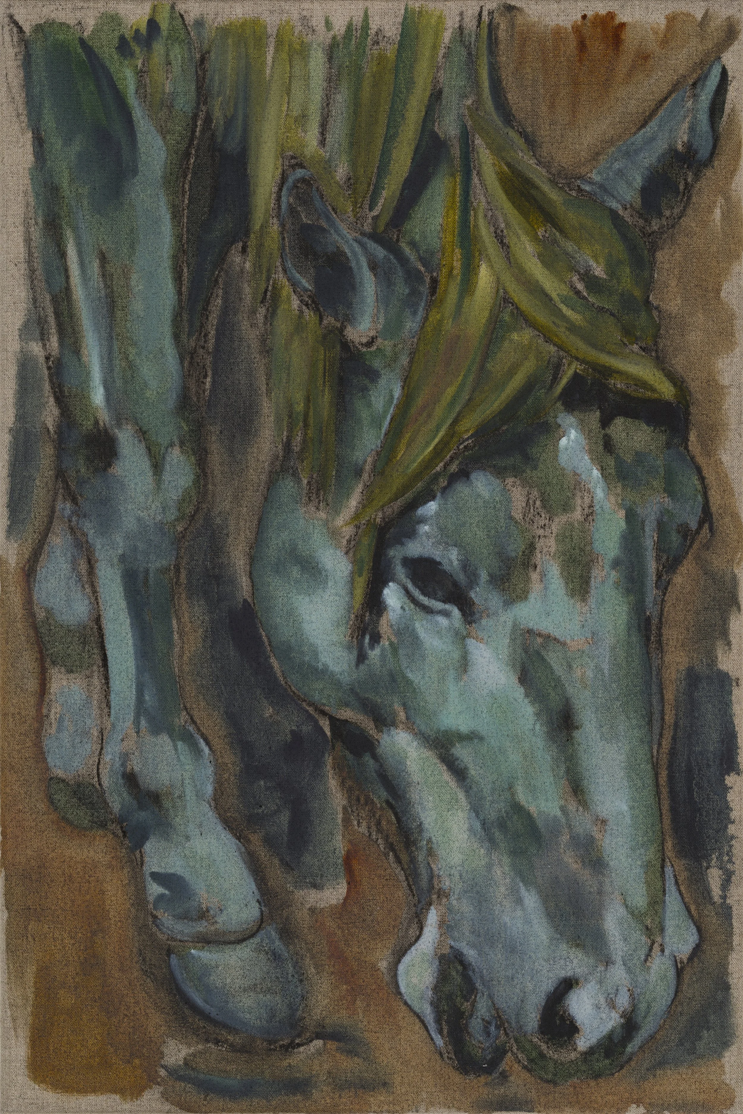 Horse (2026)
Oil and charcoal on linen, 60cm x 40cm