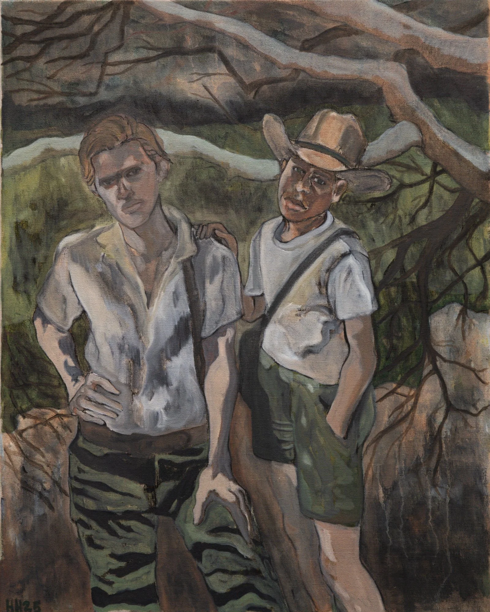 On the Banks of the Yuba, 2025, 100x80cm.JPG
