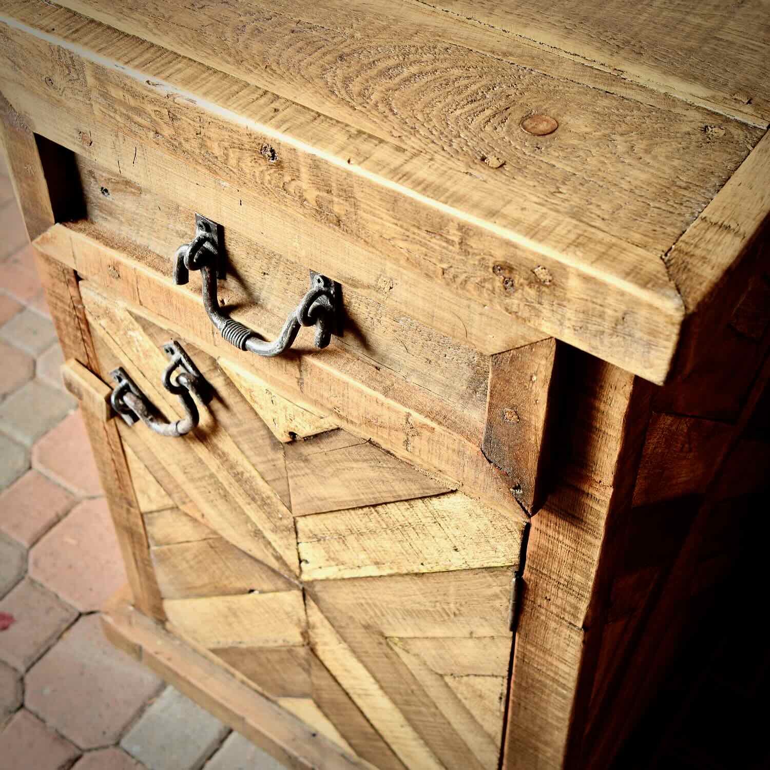 Regency Nightstand —Rustic Furniture Farm House Wood Western