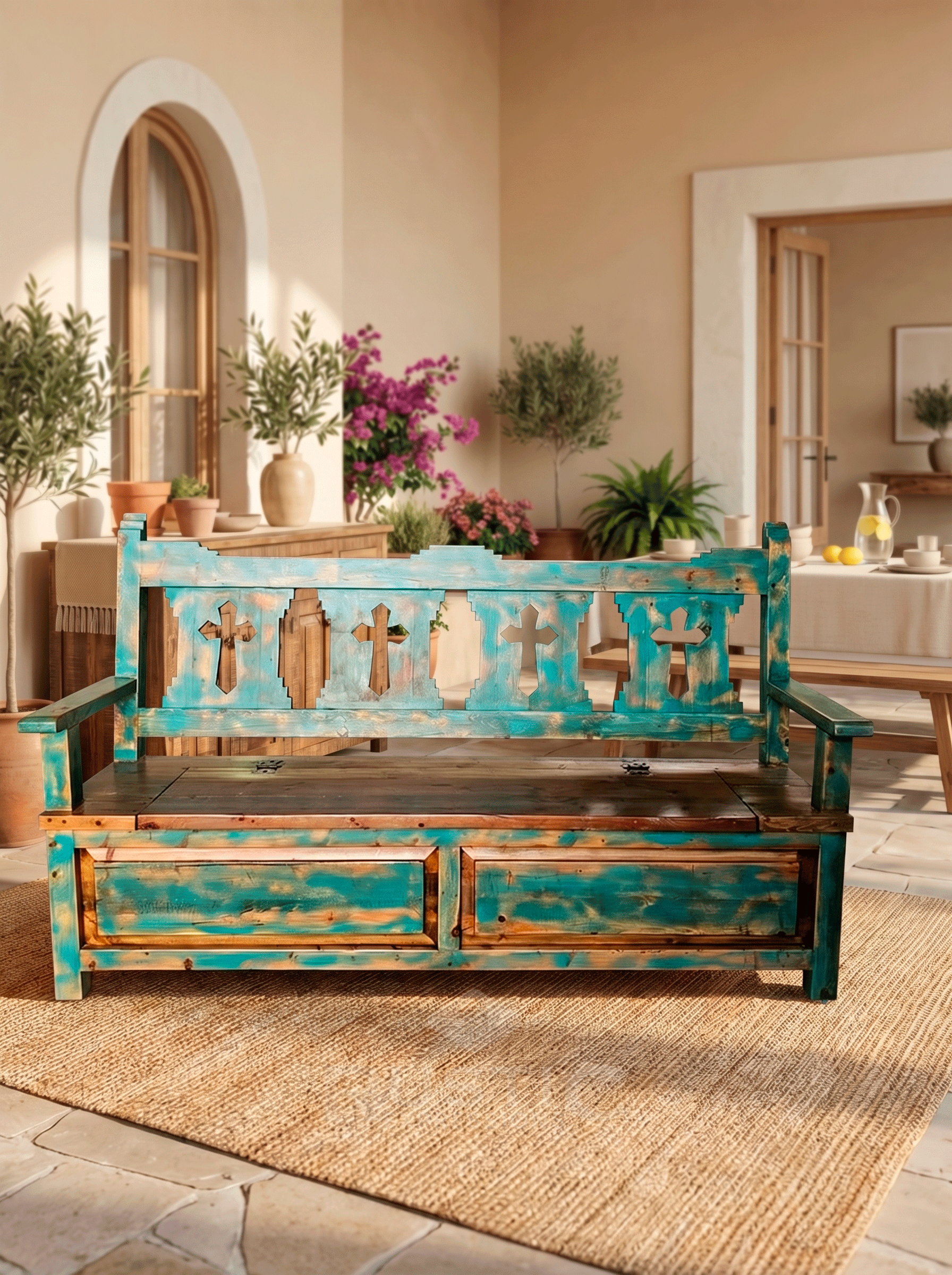 Santa Fe Storage Bench