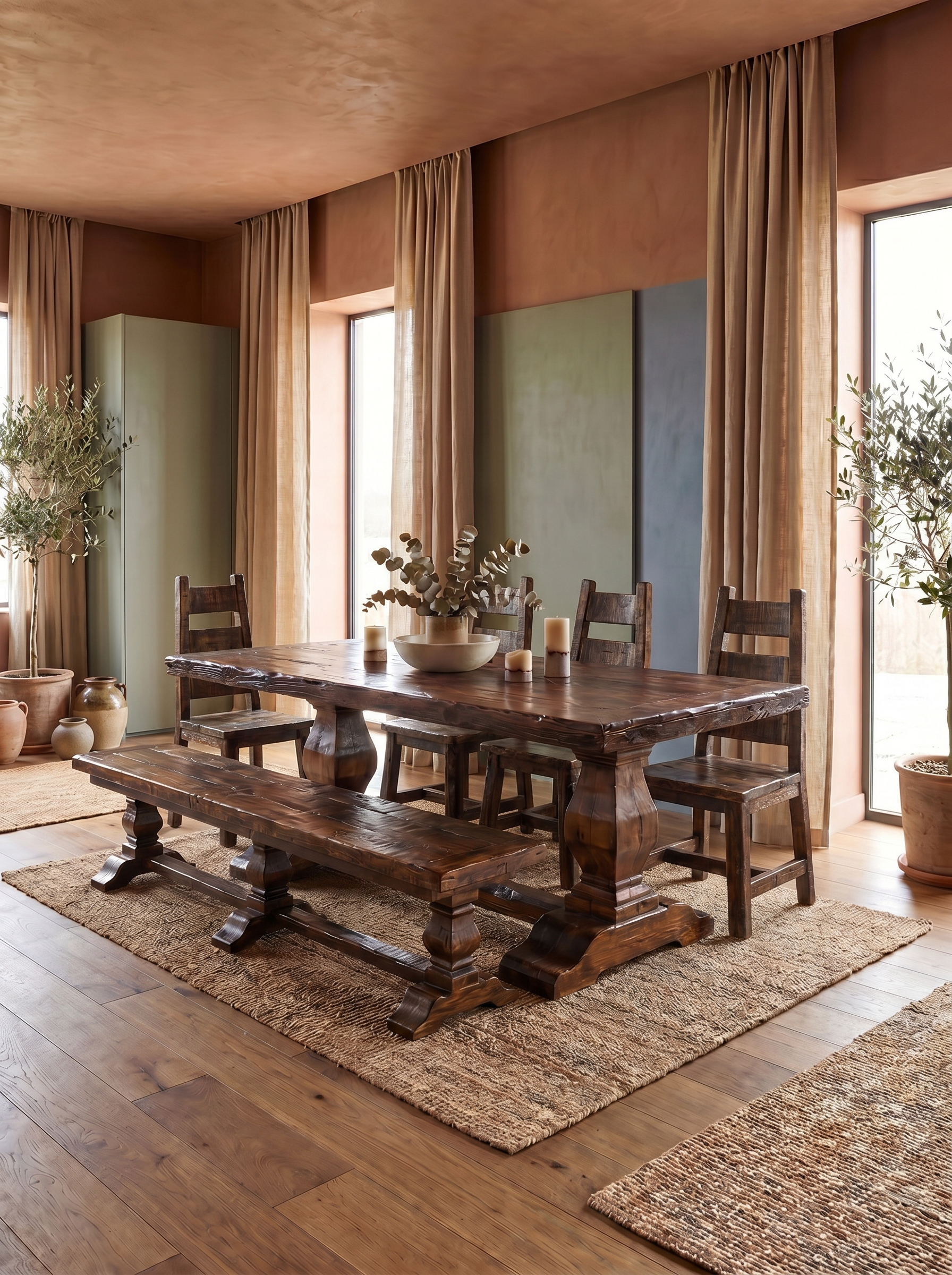 SetOldFashionDiningTableandAztecChairs7.png