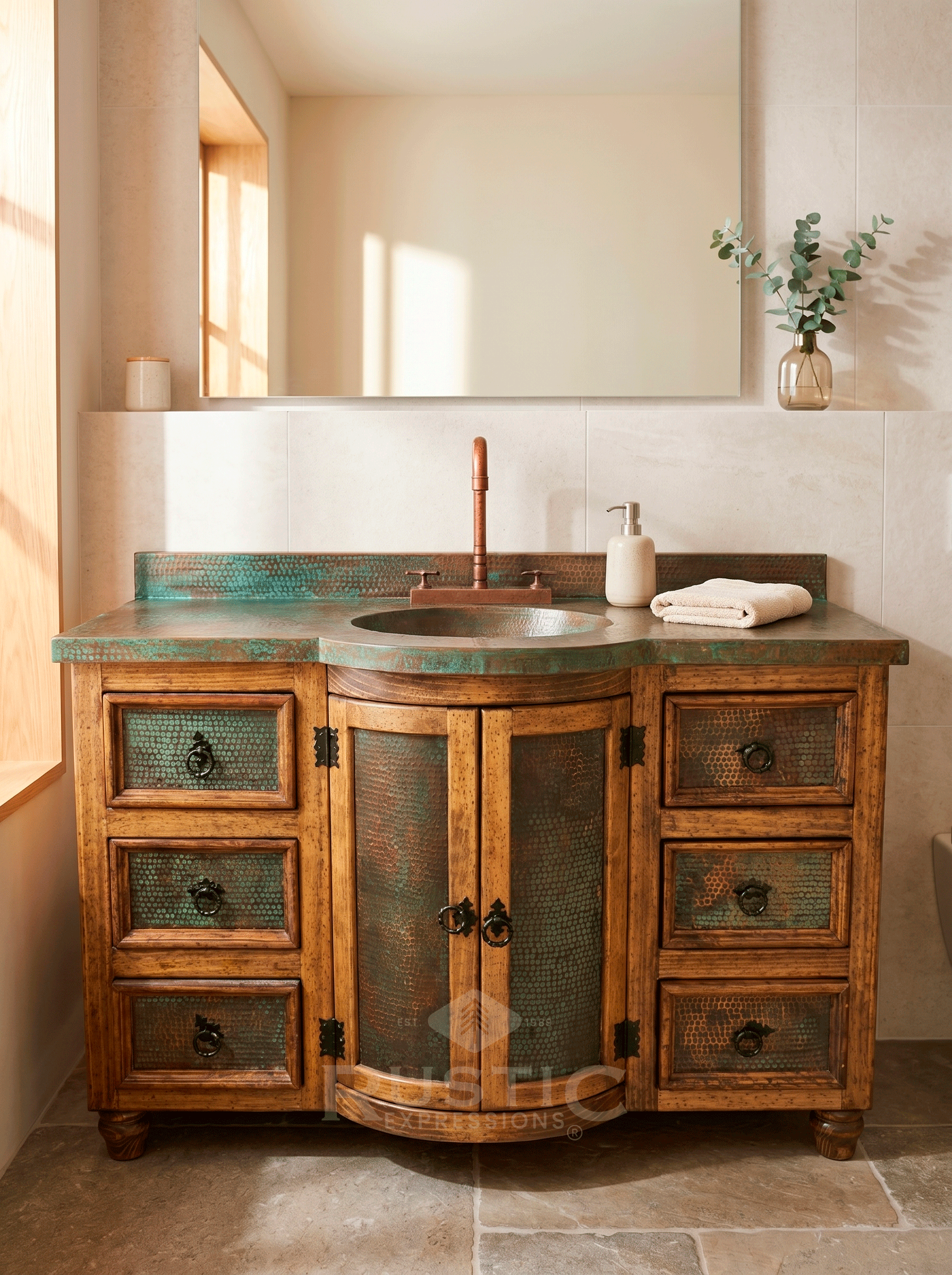 Copper Vanity
