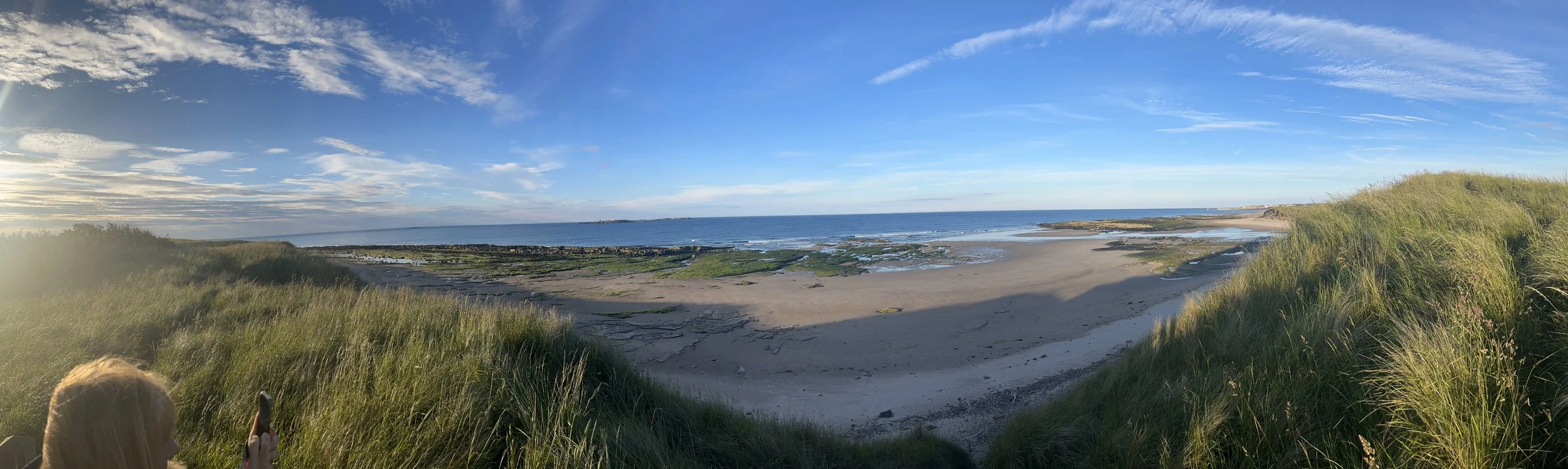 Northumbrian Coast toward Farne Islands