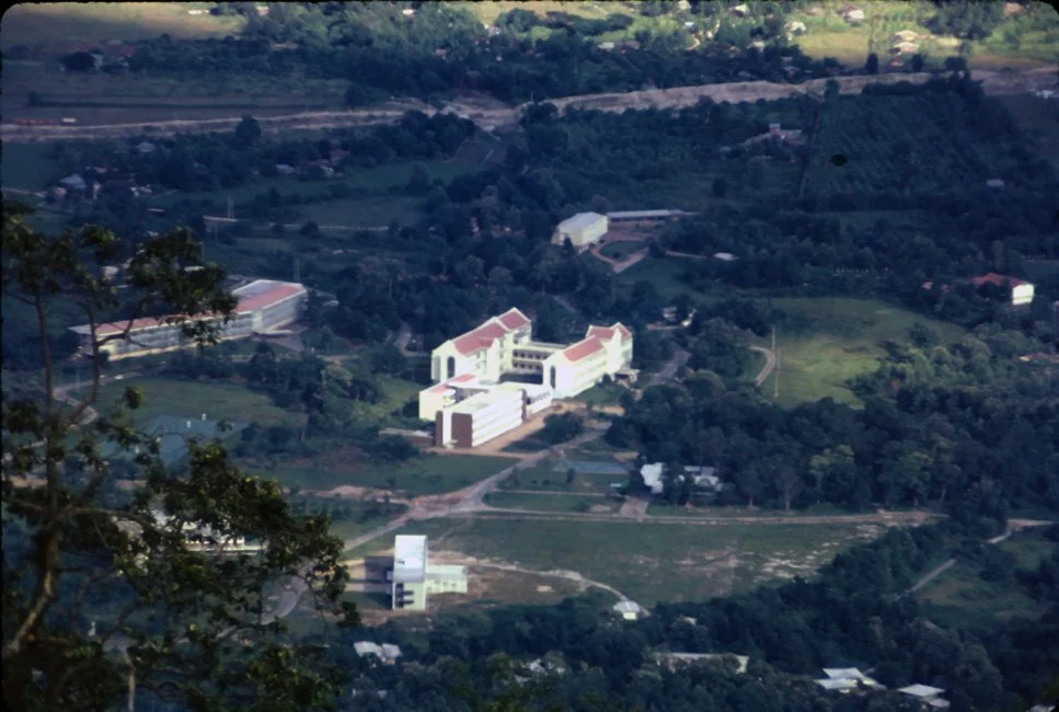 BA29 Chiang Mai Doi Sutep Wat view of Chiang Mai University 10 1966.jpg