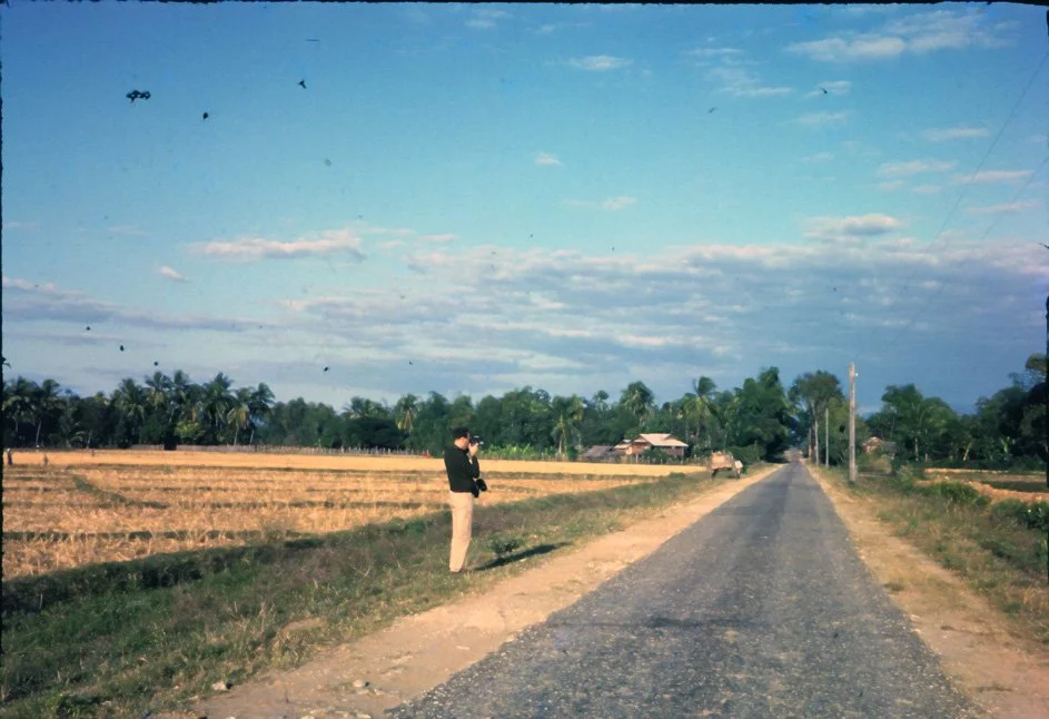 AJ11 Chiang Mai Rice Fields road and Phil 12 1964.jpg