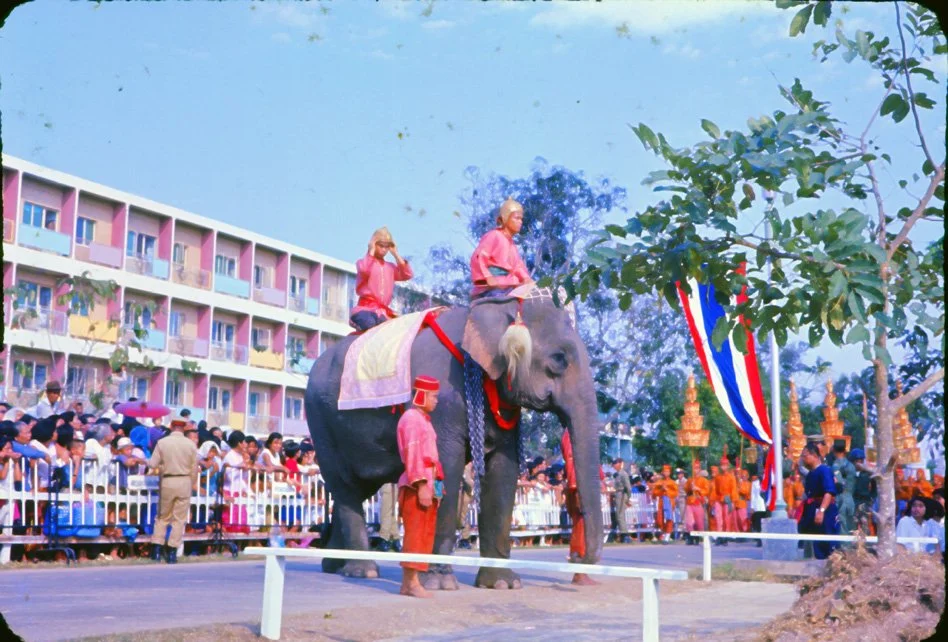 AP14 Chiang Mai Suon Dauk Presentation of white elephant 011966.jpg