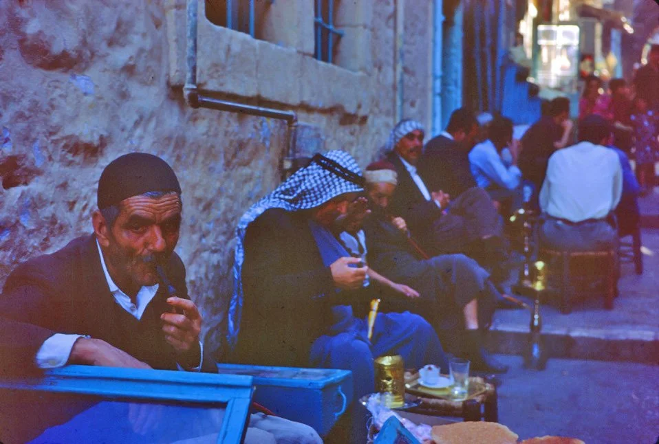 xa14 Jerusalem Old City Hashish smokers 05 1969.jpg