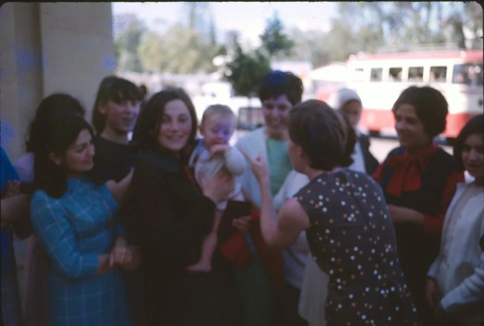 AS21 Bierut Lebanese studenst David and Pat 04 1966.jpg