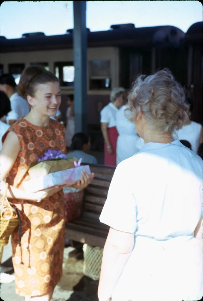AX06 Chiang Mai Station Pat Taylor leaves 09 1966.jpg