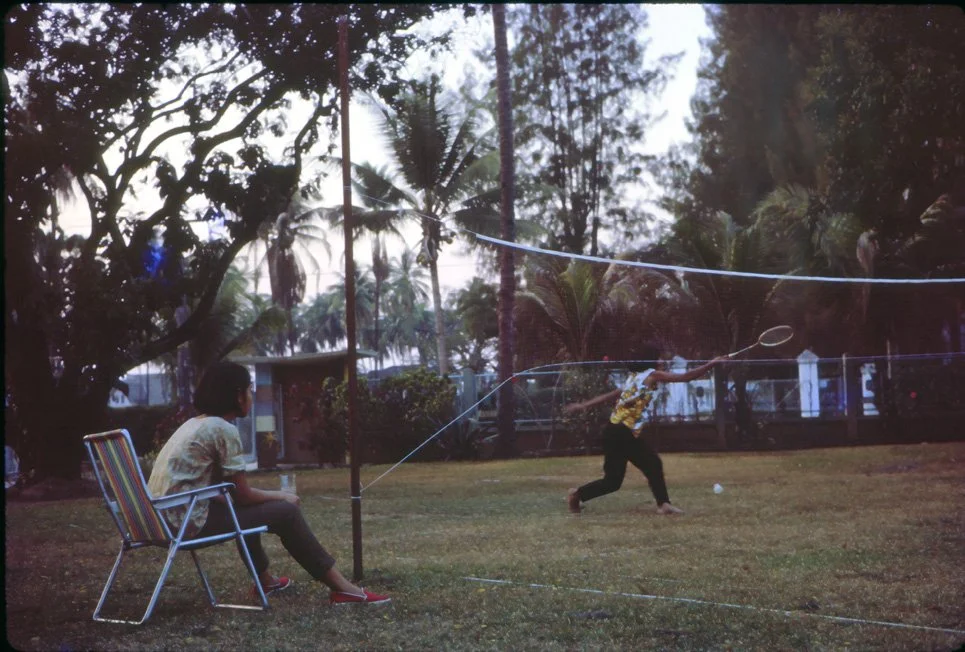 AL07 Chiang Mai Garden Badminton Swat and nurse 03 1965.jpg