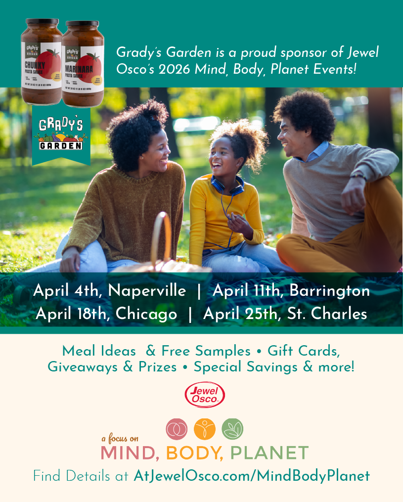 Grady’s Garden is a proud sponsor of Mind, Body, Planet! 