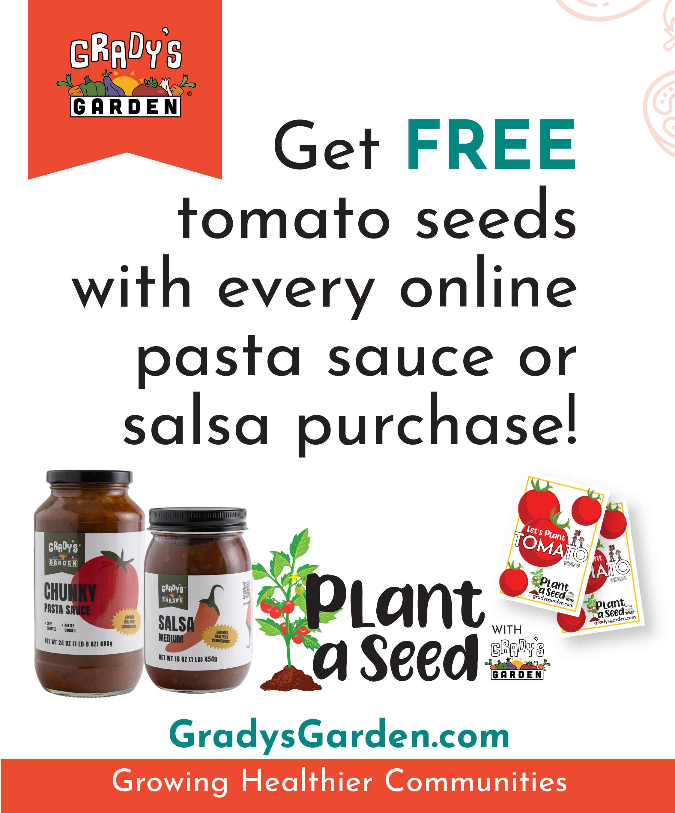Free Seeds with all Online Orders!