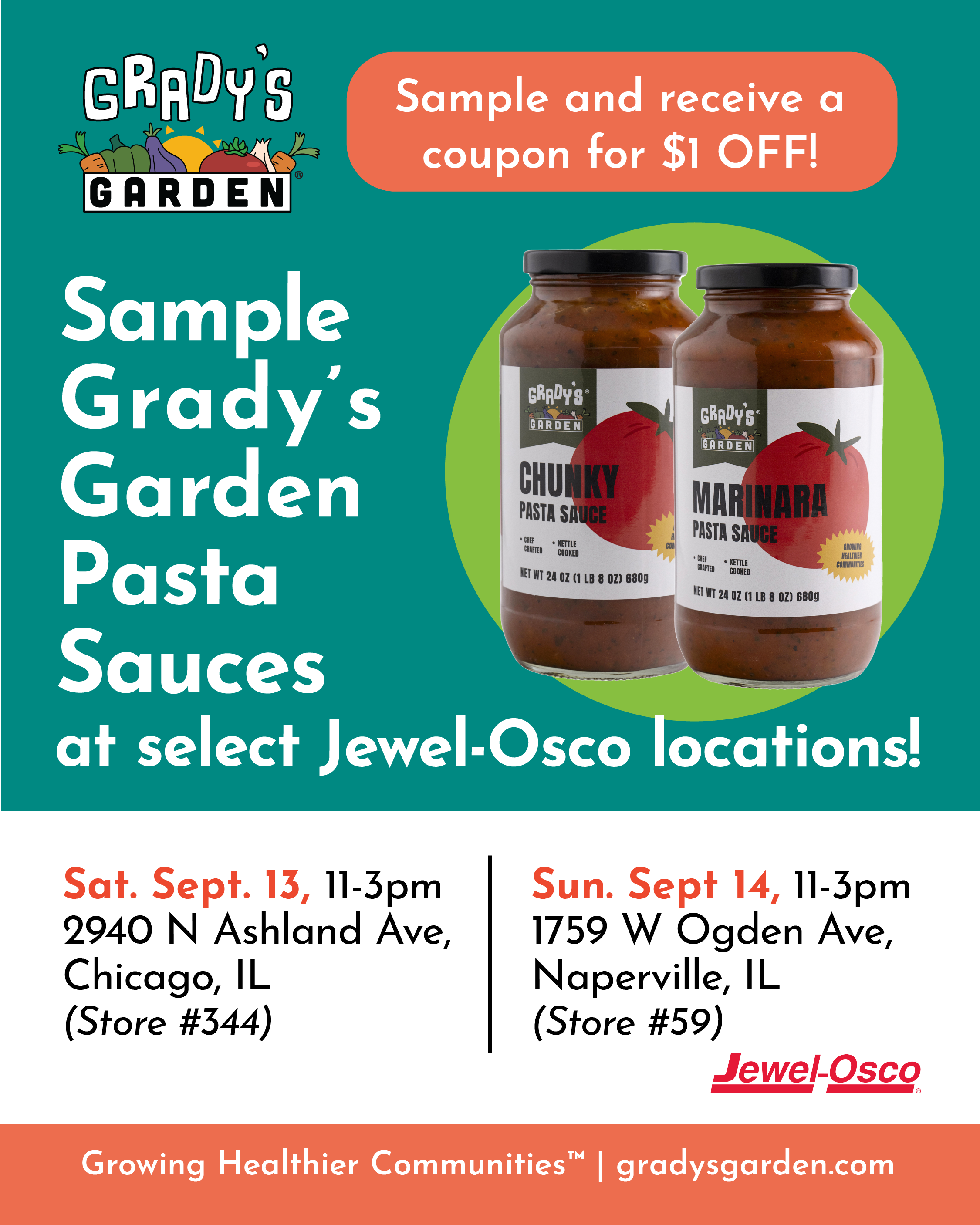 Sampling at Jewel Osco!