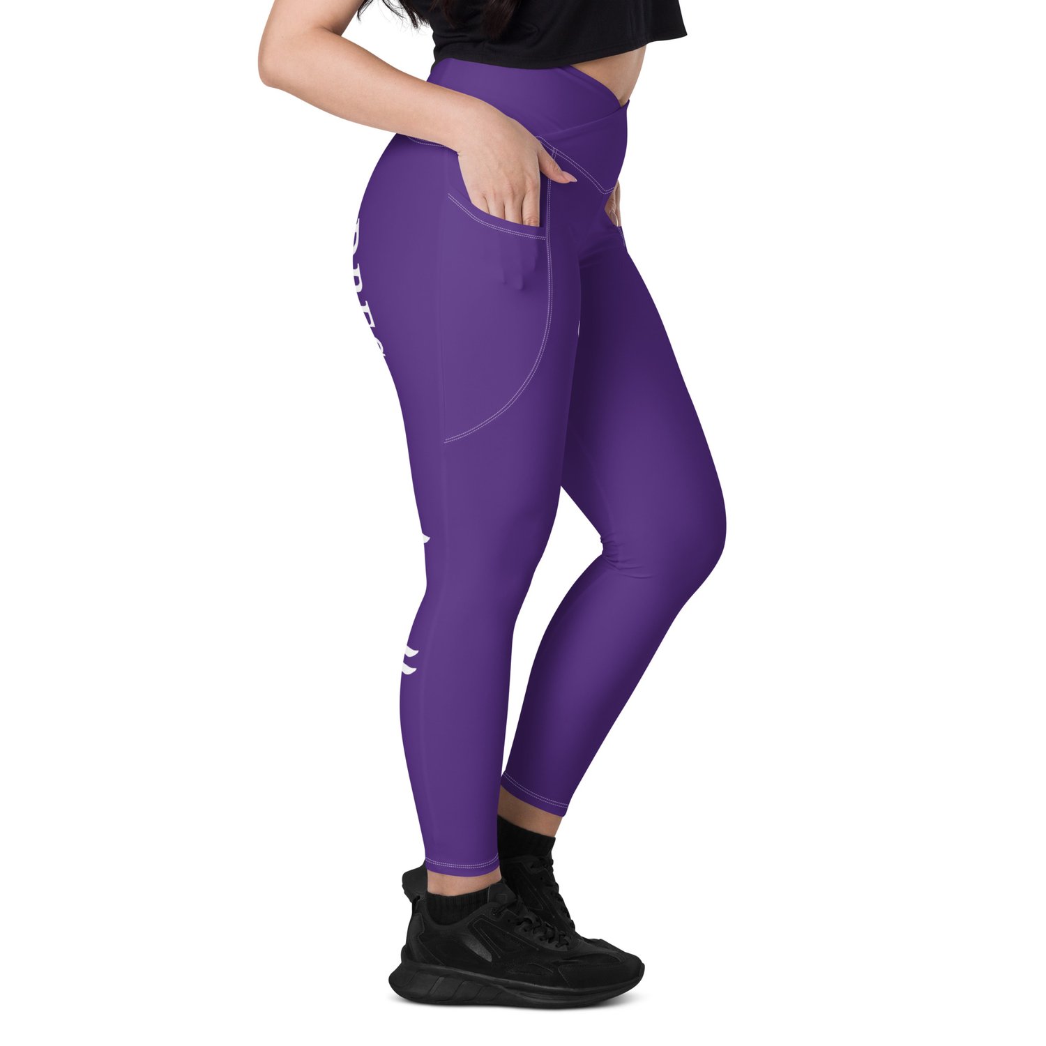 Crossover leggings with pockets — Dressage By Amelia