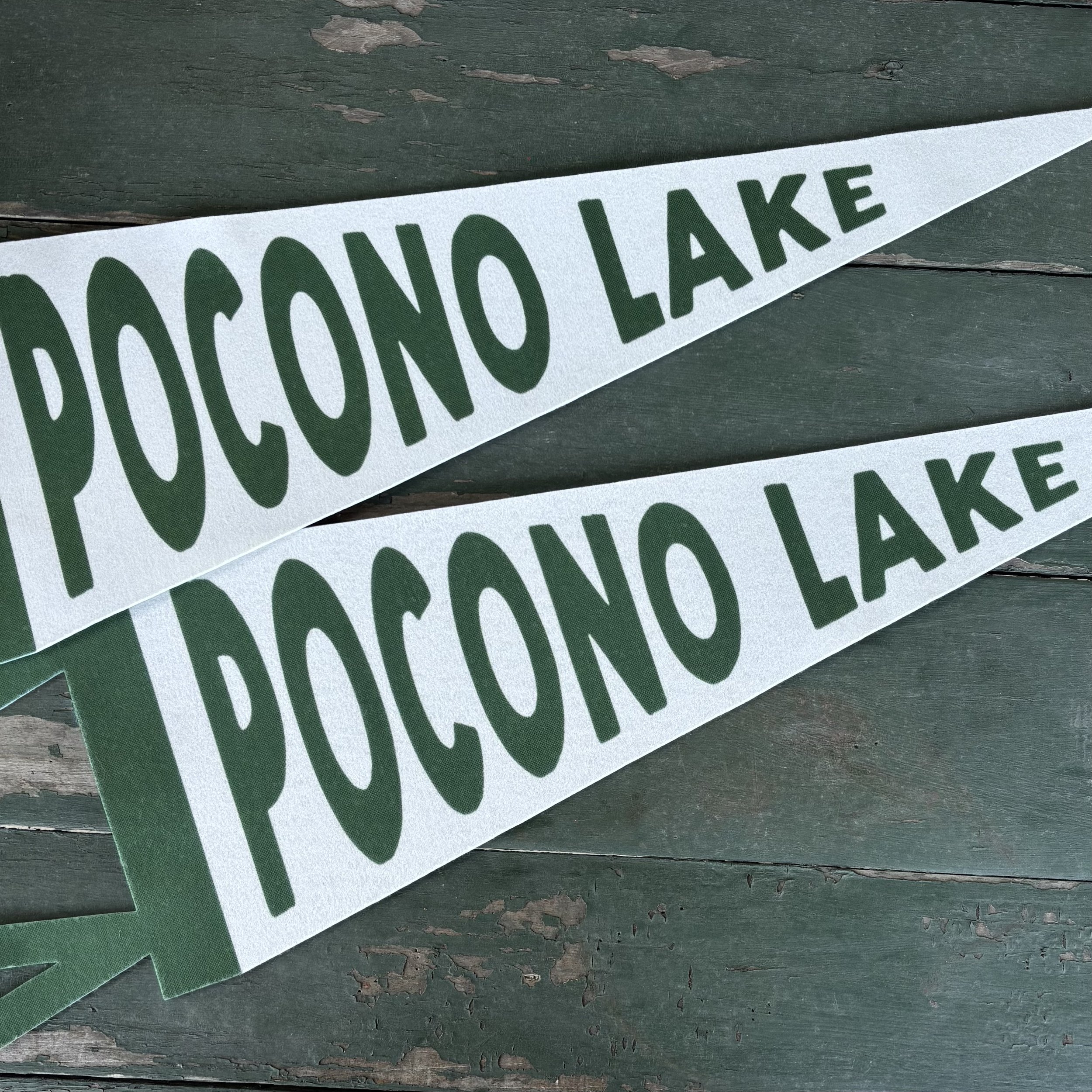 Pocono Lake Felt Pennant
