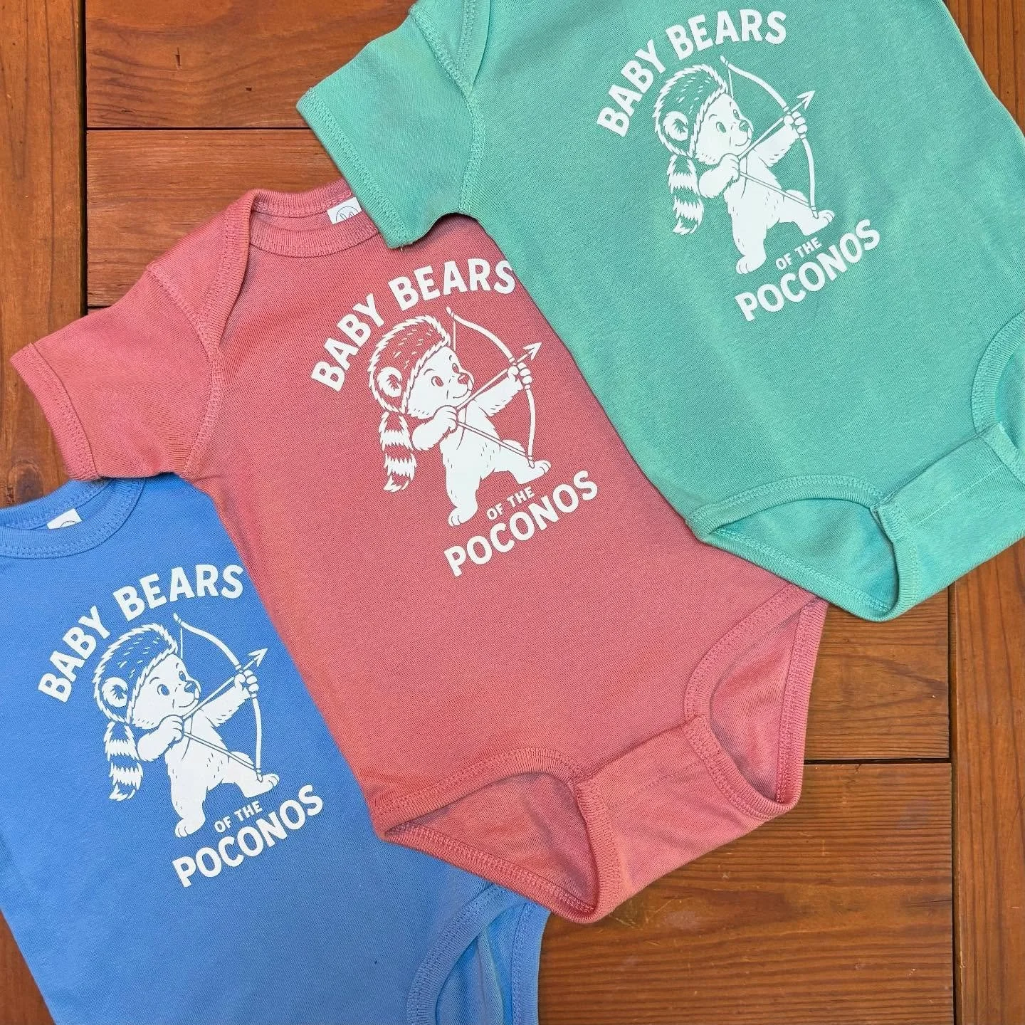 Our latest addition to the shop is definitely our cutest. A Baby Bears of the Poconos onesie in three colors. It looks like a beautiful fall weekend up here. Come by the shop and have some fun!

https://poconomountainprovisions.com/shop/p/baby-bears-