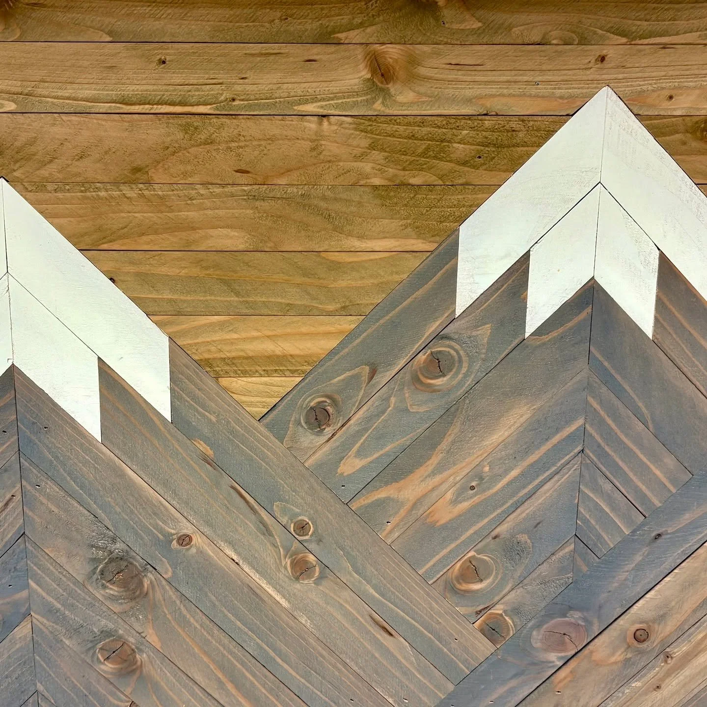 Every piece by @lark_woodworks is cool and special in its own right, but we particularly love when he does a HUGE one. 

This mountainscape comes in at more than 6 feet wide. It's the perfect piece to fill that big blank wall that's been bothering yo