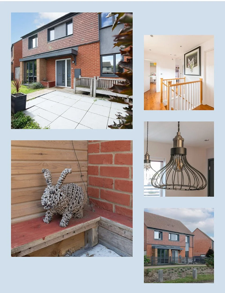 New Build property collage