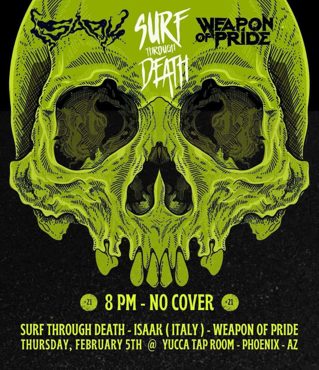 Weapon Of Pride, Surf Through Death, Isaak