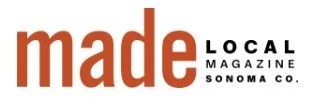 Made Local Magazine Sonoma County logo with red and black text