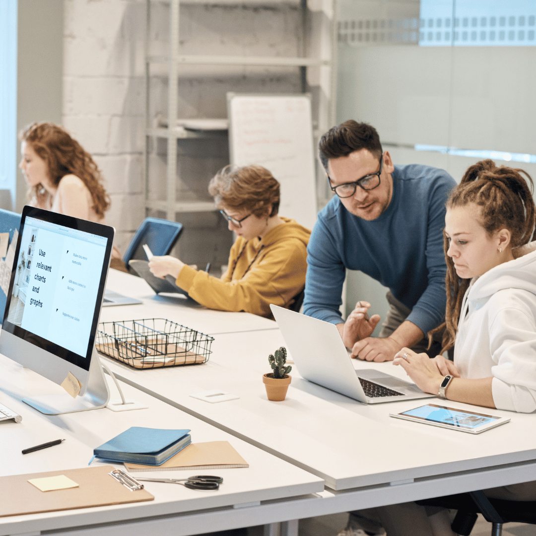 A charity team using GoodCRM fully connected across departments