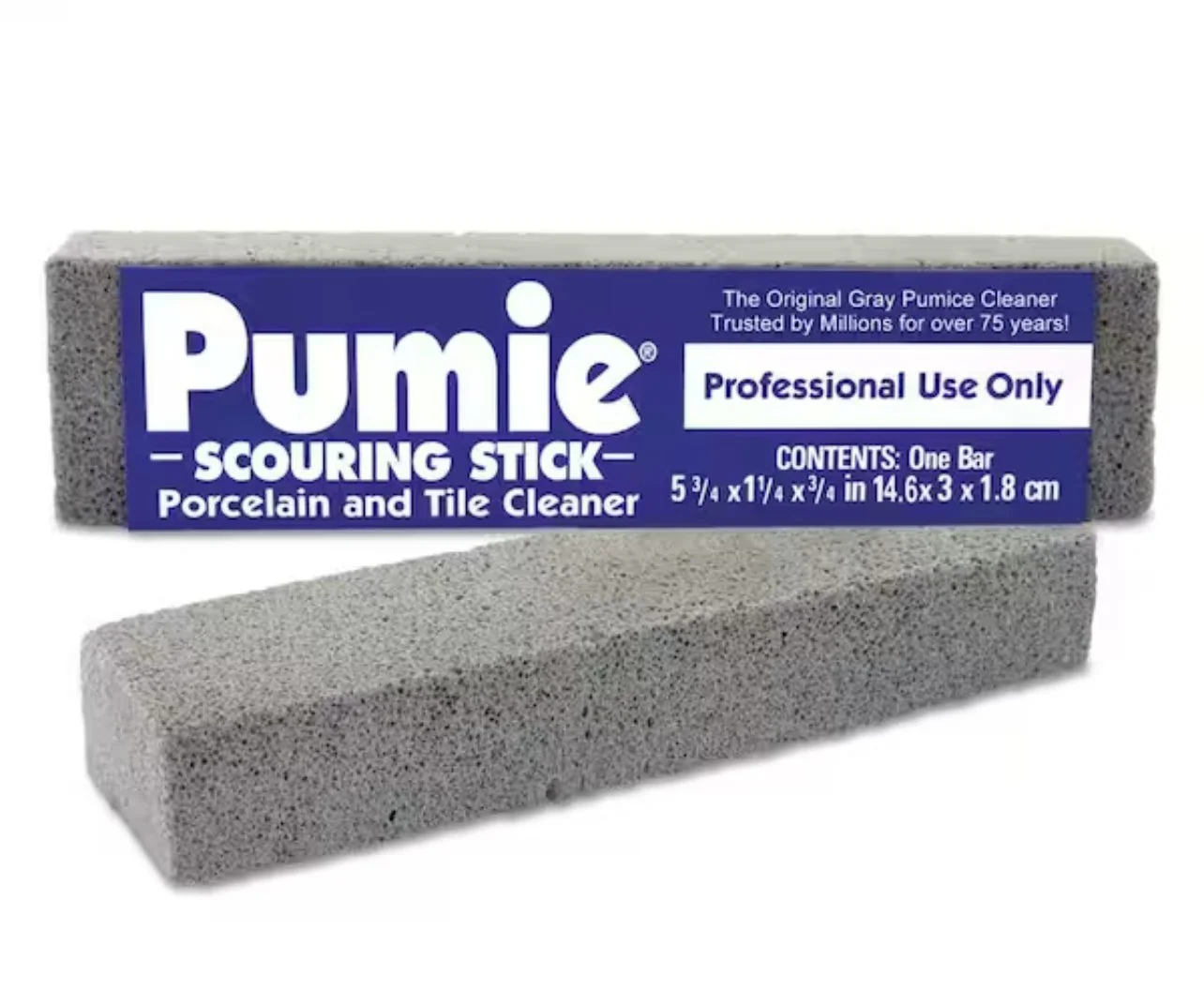 Pumie Scouring Stick – Porcelain & Tile Cleaner