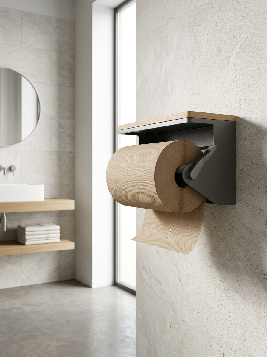 8'' Brown Paper Towels Roll