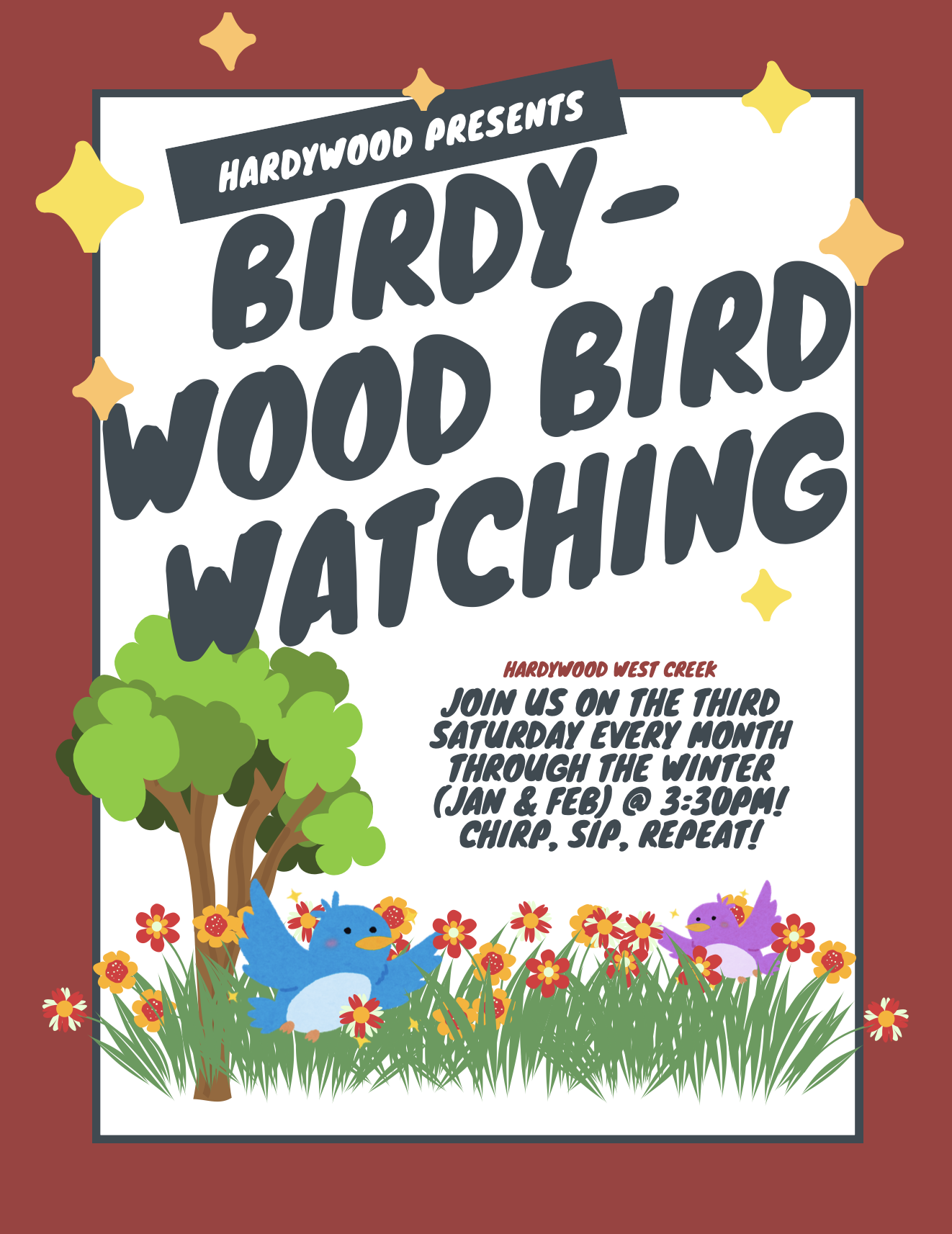 Birdywood: Bird Watching